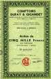 action de Comptoirs Dufay & Gigandet